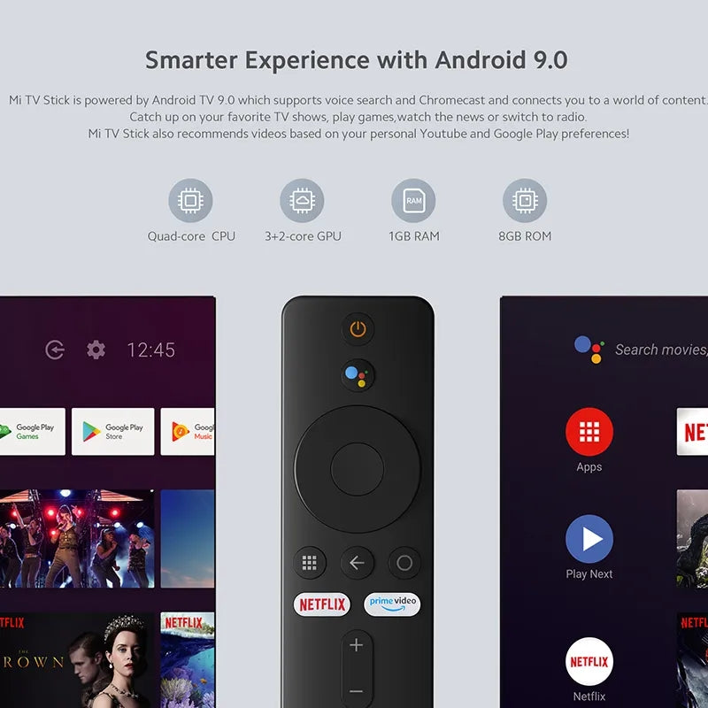 Xiaomi Mi TV Stick
Transforma sua TV
em android e
pode até Jogar!