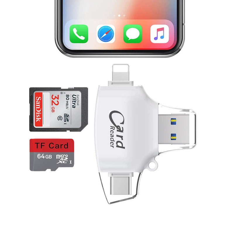 1 OTG USB C Leitor de Cartão Micro USB Data Reader Writer para Cartão Micro SD para o Telefone Móvel