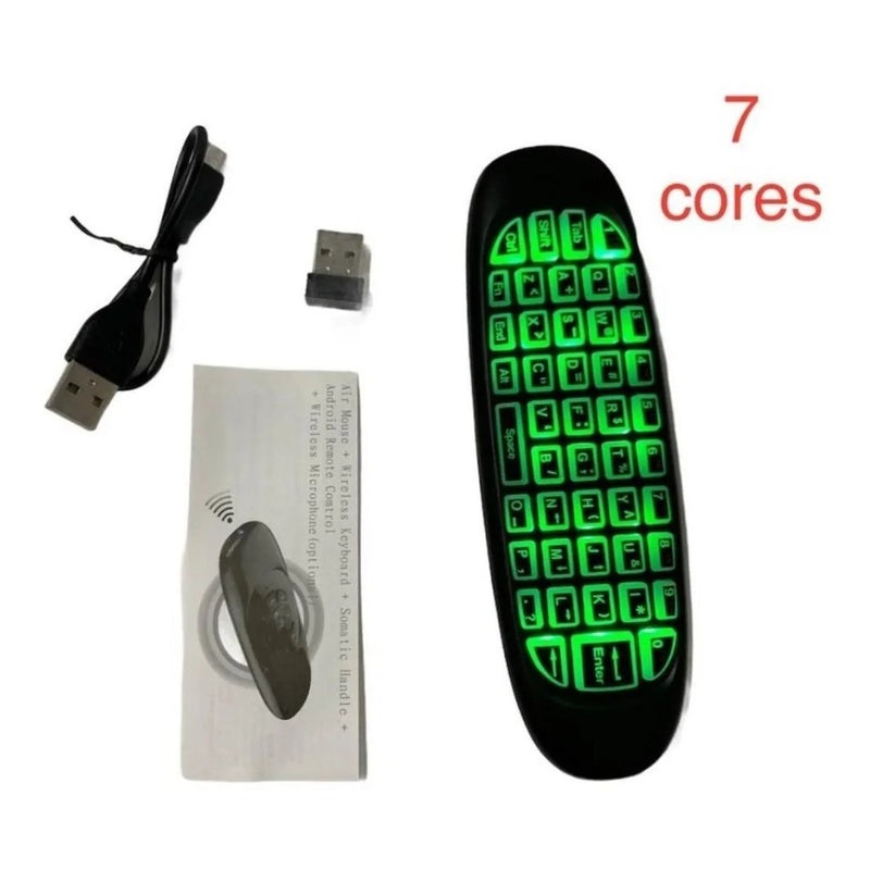 Controle Mouse Mini Teclado Smart Wireless