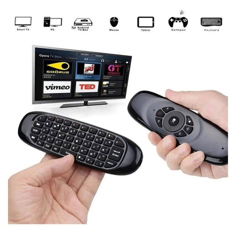 Controle Mouse Mini Teclado Smart Wireless